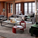 Angers Nantes Cholet Saumur Bordeaux laval le mans orleans niort poitiers Icones Maraunga Cassina Vico noir tissu canapé 2