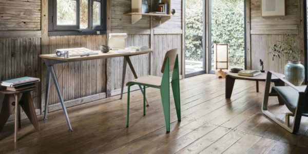 Angers Nantes Cholet Saumur Icones Chaise Standard Vitra SP Vert Blé 2