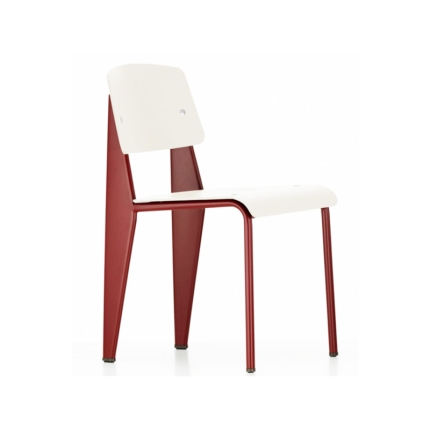Angers Nantes Cholet Saumur Icones Chaise Standard Vitra SP rouge Japonnais 