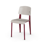 Angers Nantes Cholet Saumur Icones Chaise Standard Vitra SP rouge Japonnais 1