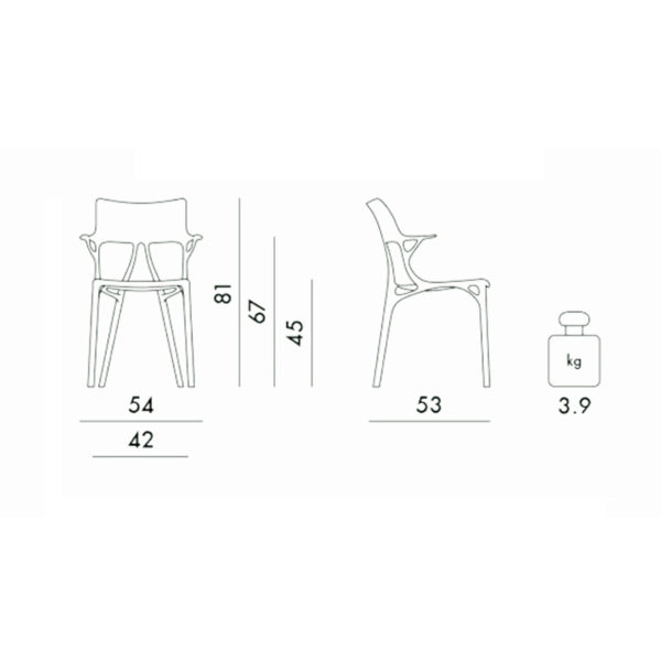 Angers Nantes Cholet Saumur Icones Kartell A.I Chaise 6