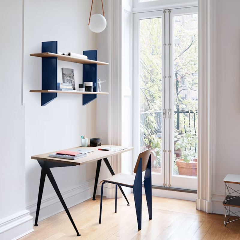 Angers Nantes Cholet Saumur bordeaux Icones Etagere Vitra Jean Prouve rayonnage ranfement Bleu 0