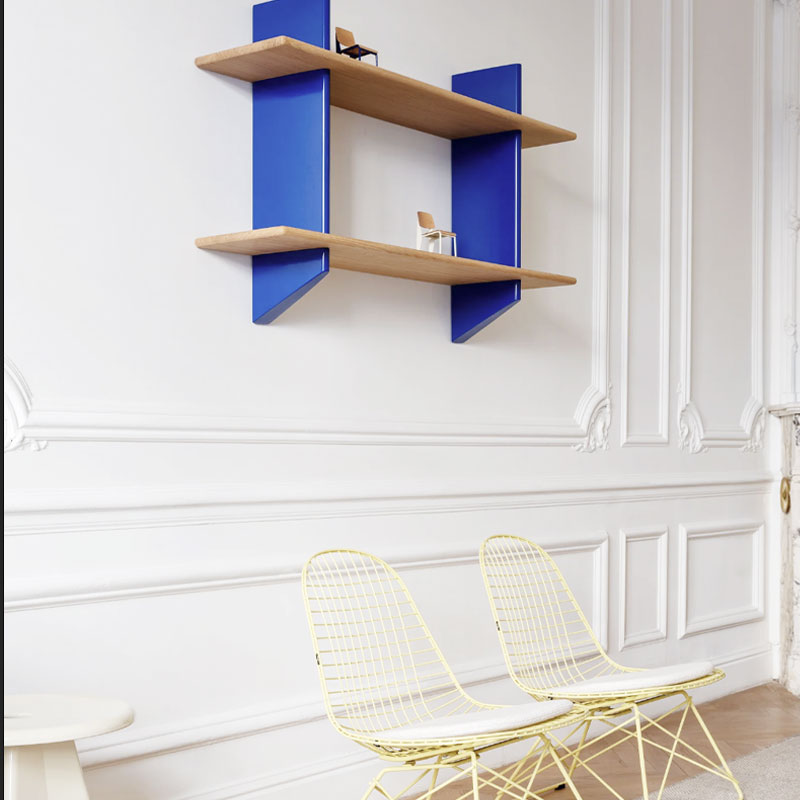 Angers Nantes Cholet Saumur bordeaux Icones Etagere Vitra Jean Prouve rayonnage ranfement Bleu 001