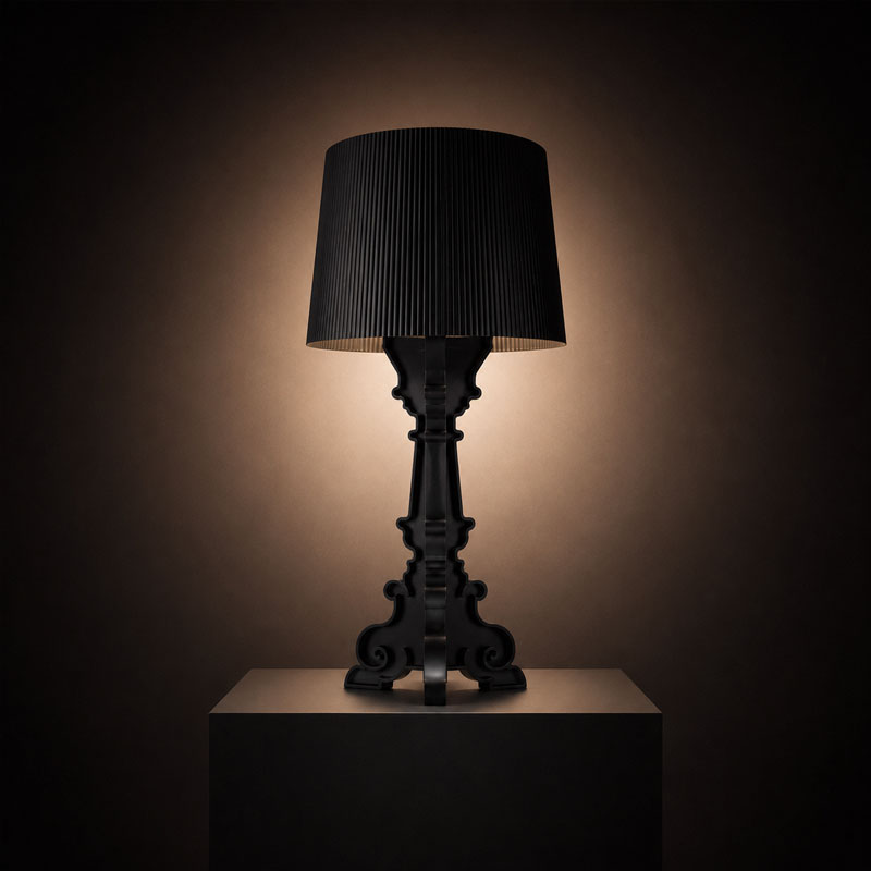 Angers Nantes Bordeaux Rennes Paris Mans Tours Lille Nice Lyon Icônes Kartell Bourgie Lampe Noir Mat Bourgie Ferruccio Laviani 0