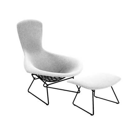 Angers Nantes Cholet Saumur Icones Fauteuil Knoll Harry bertoia Bird Otoman 