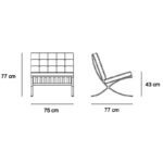 Angers Nantes Cholet Saumur Icones Fauteuil Knoll  Ludwig  Mies van der Rohe Barcelona Cognac 9