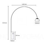 Angers Nantes Cholet Saumur Icones Flos Arco Marbre Blanc Achille Castiglioni Lampadaire 8