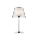 Angers Nantes Cholet Saumur Icones Flos K Tribe T 1 Philippe Starck Transparent Chrome lampe de table 