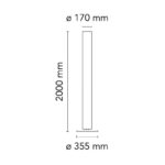 Angers Nantes Cholet Saumur Icones Flos Lampadaire Stylo Blanc Achille Castiglioni 7