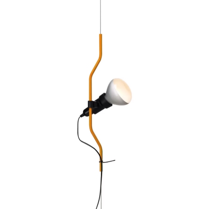 Angers Nantes Cholet Saumur Icones Flos Lampadaire suspension parentesi Castiglioni 50 ans Orange 6