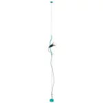 Angers Nantes Cholet Saumur Icones Flos Lampadaire suspension parentesi Castiglioni 50 ans Turquoise