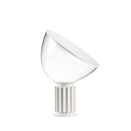 Angers Nantes Cholet Saumur Icones Flos Lampe A poser Taccia blanc Castiglioni 