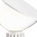 Angers Nantes Cholet Saumur Icones Flos Lampe A poser Taccia blanc Castiglioni 0