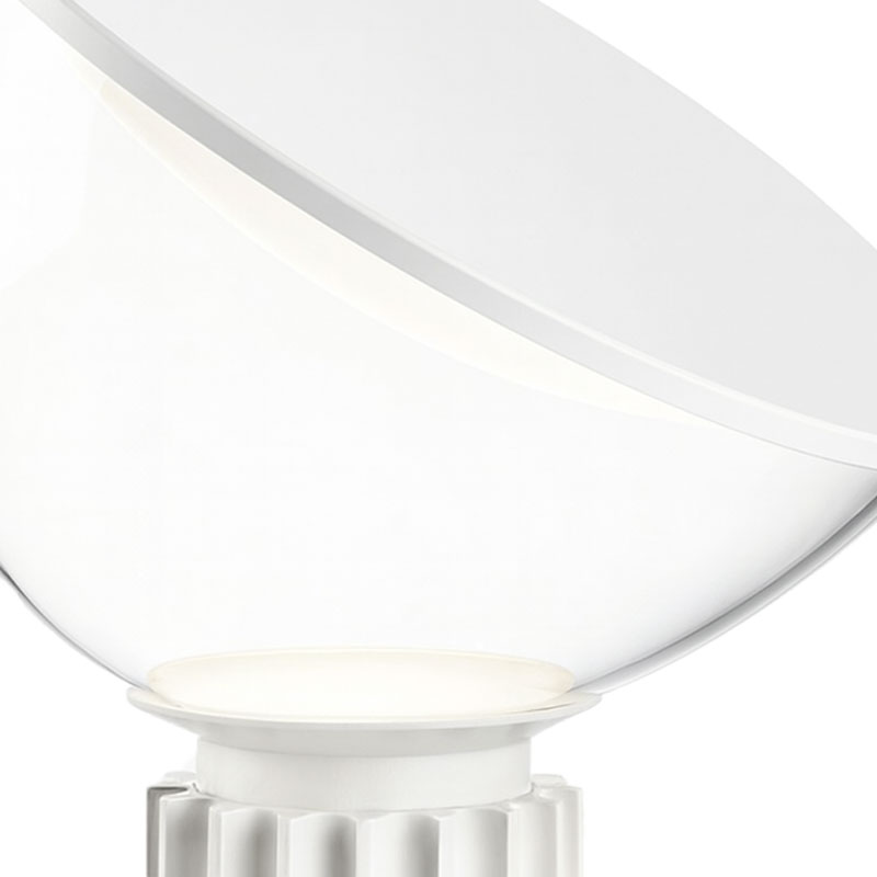 Angers Nantes Cholet Saumur Icones Flos Lampe A poser Taccia blanc Castiglioni 0