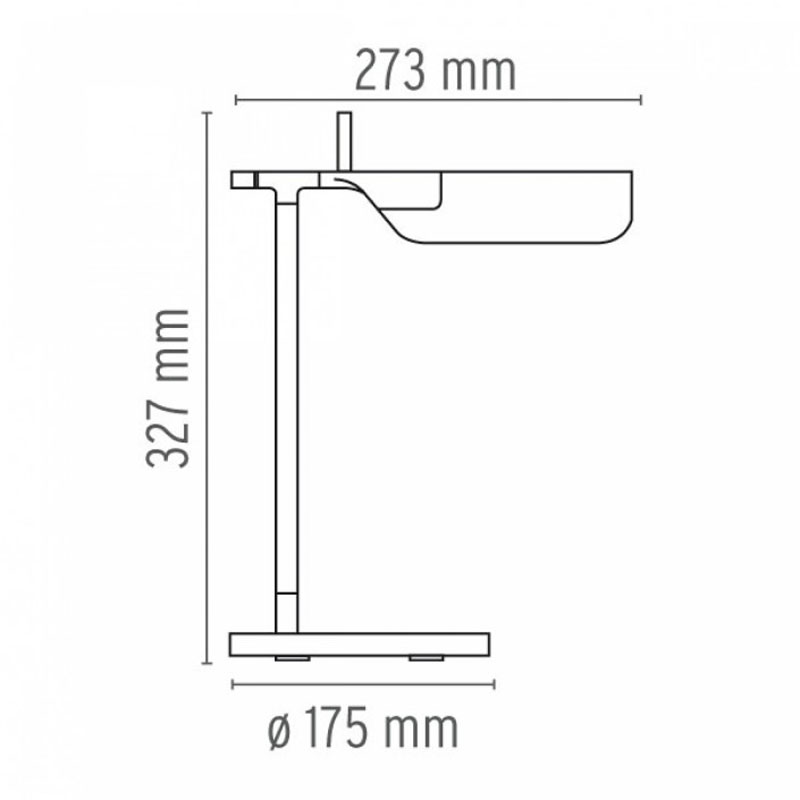 Angers Nantes Cholet Saumur Icones Flos Lampe de table TAB T blanc Edward Barber  Jay Osgerby 4