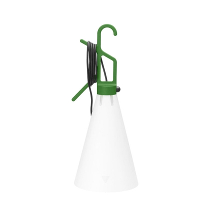 Angers Nantes Cholet Saumur Icones Flos Mayday Lampe a poser vert outdoor Constantin Grcic 