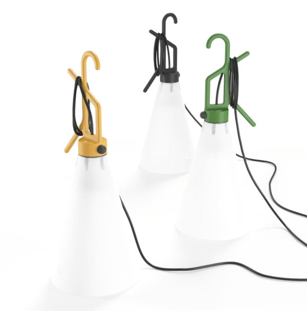 Angers Nantes Cholet Saumur Icones Flos Mayday Lampe a poser vert outdoor Constantin Grcic 3