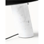 Angers Nantes Cholet Saumur Icones Flos Snoopy Noir Marbre Blanc Achille Castiglioni lampe de table 1