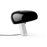 Angers Nantes Cholet Saumur Icones Flos Snoopy Noir Marbre Blanc Achille Castiglioni lampe de table 1011