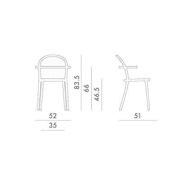 Angers Nantes Cholet Saumur Icones Kartell Chaise Généric C Noir Mat philippe starck 5
