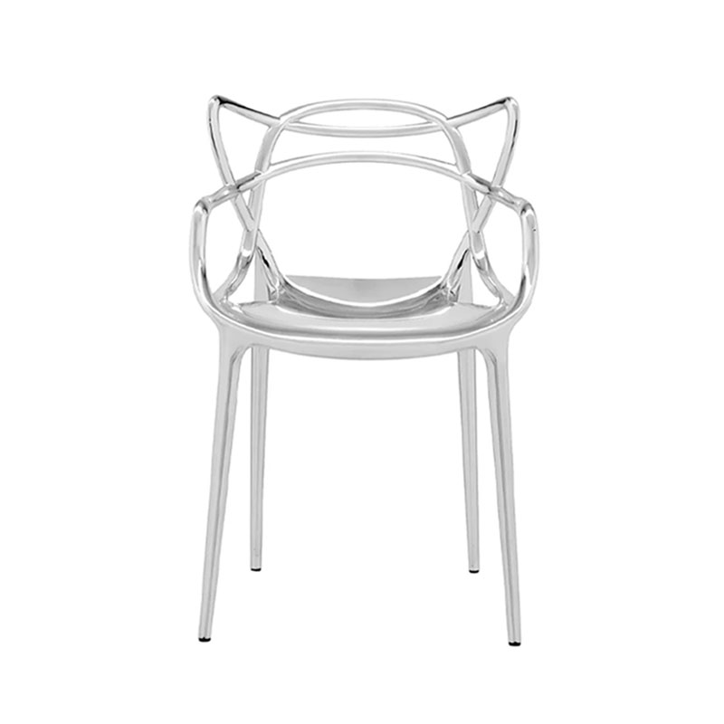 Angers Nantes Cholet Saumur Icones Kartell Chaise Masters Metalisé Chrome Argent philippe starck 0