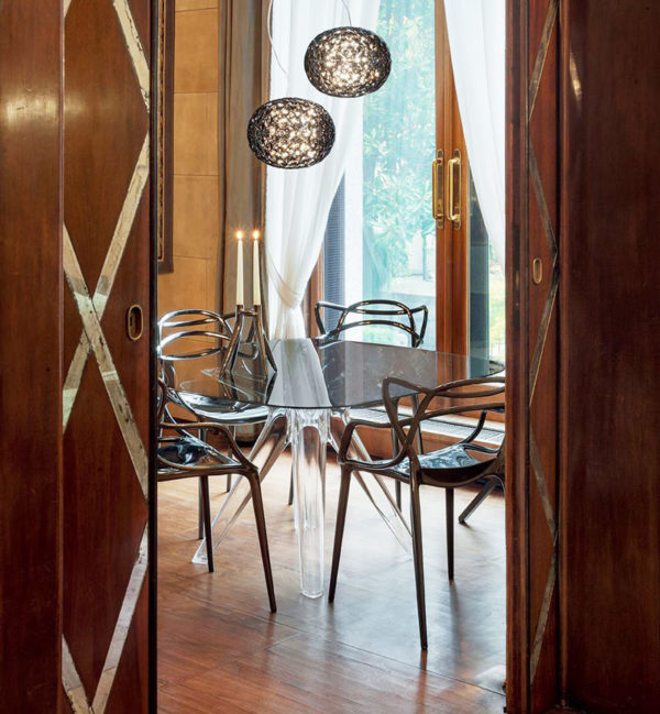 Angers Nantes Cholet Saumur Icones Kartell Chaise Masters Metalisé Chrome Argent philippe starck 5