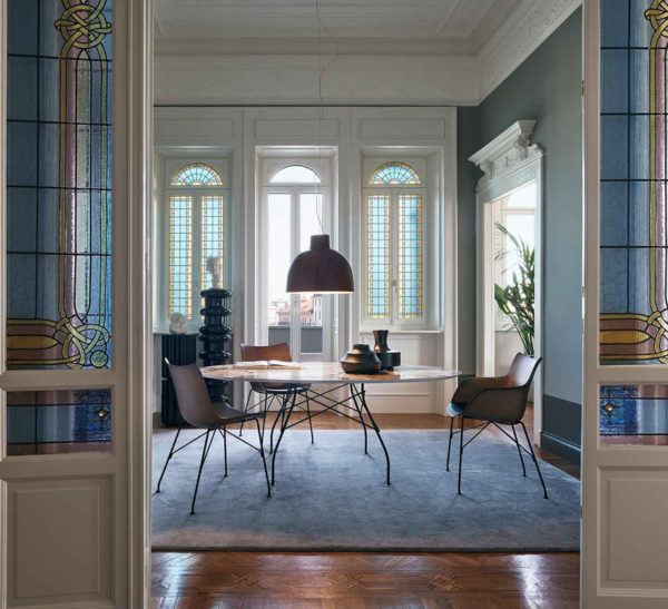 Angers Nantes Cholet Saumur Icones Kartell Chaise P WOOD PWOOD Bois   foncé philippe starck 4