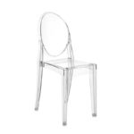 Angers Nantes Cholet Saumur Icones Kartell Chaise cristal transparent Victoria Ghost philippe starck
