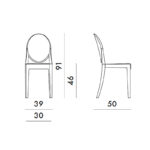 Angers Nantes Cholet Saumur Icones Kartell Chaise cristal transparent Victoria Ghost philippe starck 6
