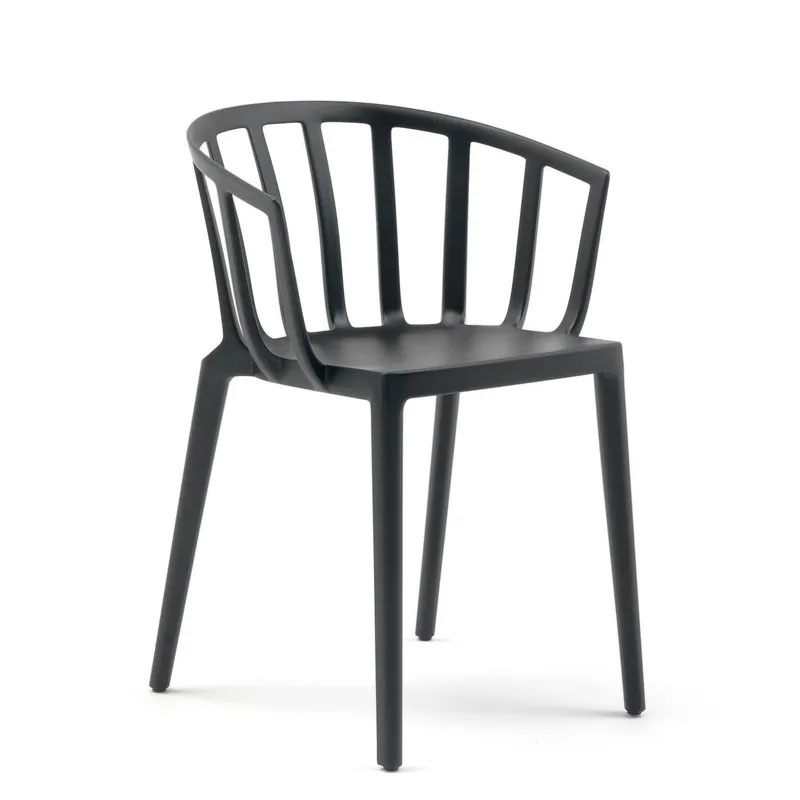 Angers Nantes Cholet Saumur Icones Kartell Chaise fauteuil venice Noir Mat philippe starck