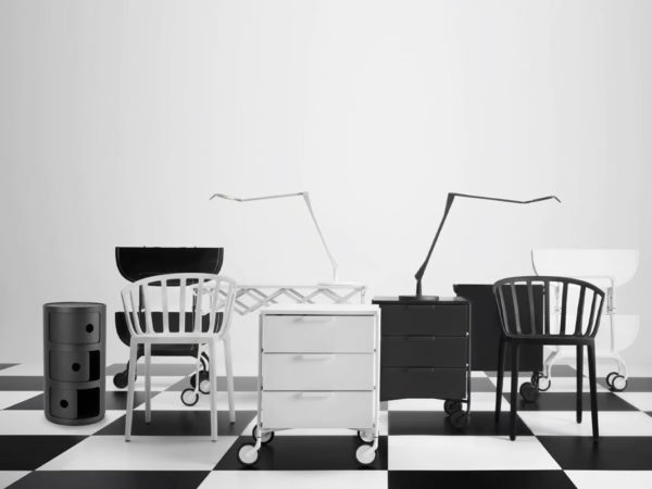 Angers Nantes Cholet Saumur Icones Kartell Chaise fauteuil venice Noir Mat philippe starck 5