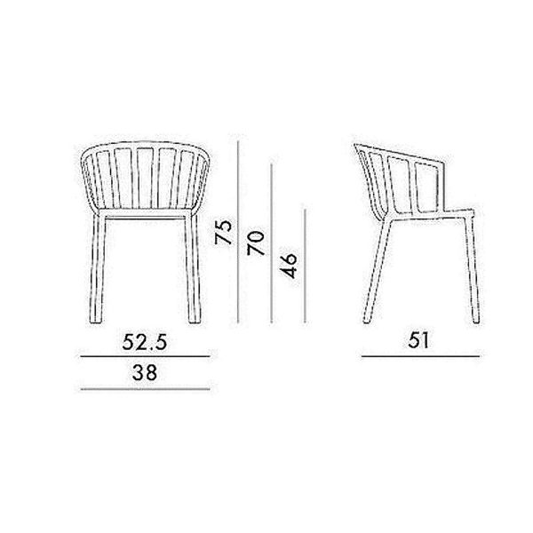 Angers Nantes Cholet Saumur Icones Kartell Chaise fauteuil venice Noir Mat philippe starck 7