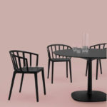 Angers Nantes Cholet Saumur Icones Kartell Chaise fauteuil venice Noir Mat philippe starck 8