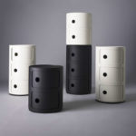 Angers Nantes Cholet Saumur Icones Kartell Componibili Blanc Mat recyclé rangement 2 portes Anna Castelli Ferrieri 13