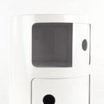 Angers Nantes Cholet Saumur Icones Kartell Componibili Blanc brillant rangement 3 portes Anna Castelli Ferrieri 3