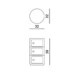 Angers Nantes Cholet Saumur Icones Kartell Componibili Blanc brillant rangement 3 portes Anna Castelli Ferrieri 6