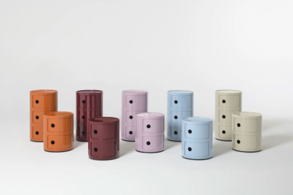 Angers Nantes Cholet Saumur Icones Kartell Componibili Bordeaux brillant rangement 2 portes Anna Castelli Ferrieri 3