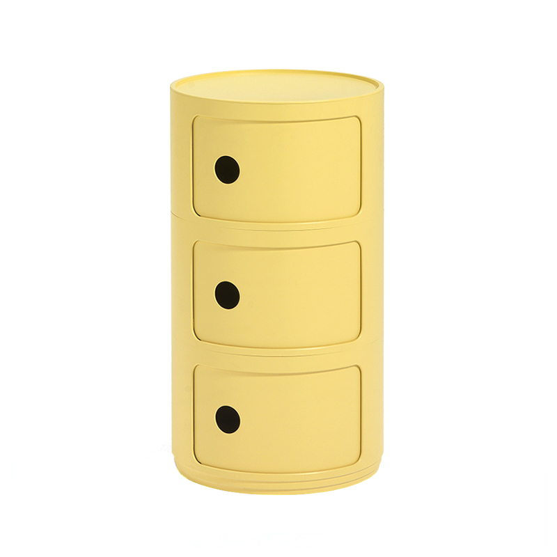 Angers Nantes Cholet Saumur Icones Kartell Componibili Jaune Pâle Menthe Bio rangement 3 portes Anna Castelli Ferrieri