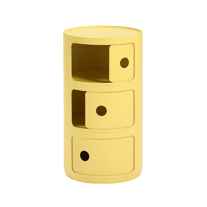 Angers Nantes Cholet Saumur Icones Kartell Componibili Jaune Pâle Menthe Bio rangement 3 portes Anna Castelli Ferrieri 2