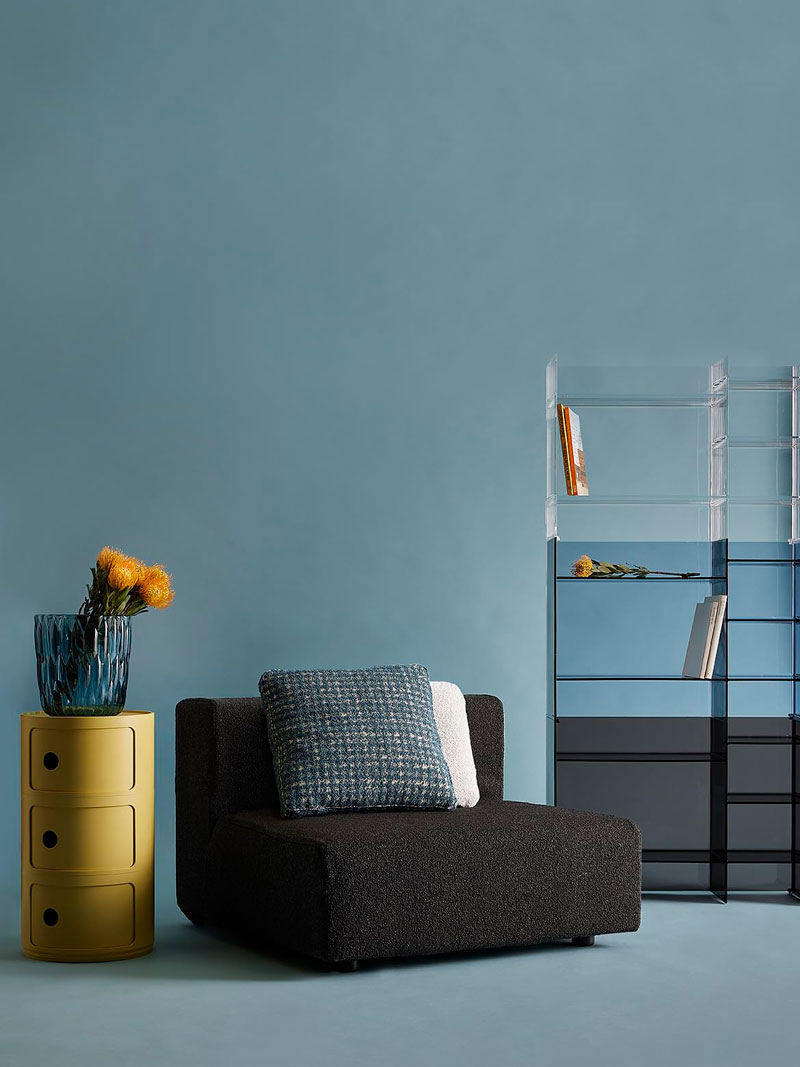 Angers Nantes Cholet Saumur Icones Kartell Componibili Jaune Pâle Menthe Bio rangement 3 portes Anna Castelli Ferrieri 7