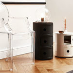Angers Nantes Cholet Saumur Icones Kartell Componibili Noir Mat recyclé rangement 3 portes Anna Castelli Ferrieri 6