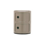 Angers Nantes Cholet Saumur Icones Kartell Componibili Tourterelle brillant rangement 2 portes Anna Castelli Ferrieri 