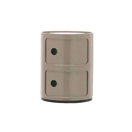 Angers Nantes Cholet Saumur Icones Kartell Componibili Tourterelle brillant rangement 2 portes Anna Castelli Ferrieri 