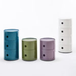Angers Nantes Cholet Saumur Icones Kartell Componibili Vert Kaki brillant rangement 2 portes Anna Castelli Ferrieri 23