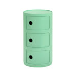 Angers Nantes Cholet Saumur Icones Kartell Componibili Vert Pâle Menthe Bio rangement 3 portes Anna Castelli Ferrieri 1