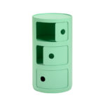 Angers Nantes Cholet Saumur Icones Kartell Componibili Vert Pâle Menthe Bio rangement 3 portes Anna Castelli Ferrieri 12