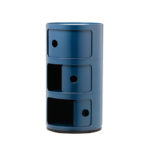 Angers Nantes Cholet Saumur Icones Kartell Componibili bleu Canard brillant rangement 3 portes Anna Castelli Ferrieri 2