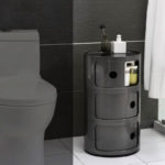 Angers Nantes Cholet Saumur Icones Kartell Componibili noir brillant rangement 3 portes Anna Castelli Ferrieri 2