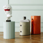 Angers Nantes Cholet Saumur Icones Kartell Componibili noir brillant rangement 3 portes Anna Castelli Ferrieri 5