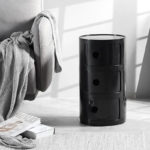 Angers Nantes Cholet Saumur Icones Kartell Componibili noir brillant rangement 3 portes Anna Castelli Ferrieri 5